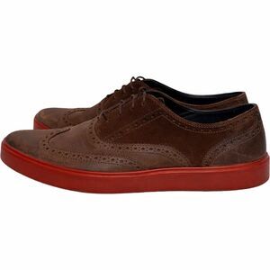 Cole Haan Bergen Wingtip Oxford Shoes Size 9 Medium Chestnut Suede